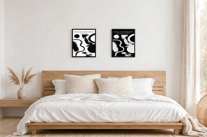 Signature Daily Affirmation Wall Art Set of 2 | 9”× 12”Framed